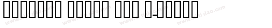 WinSoft Naskh Pro B字体转换